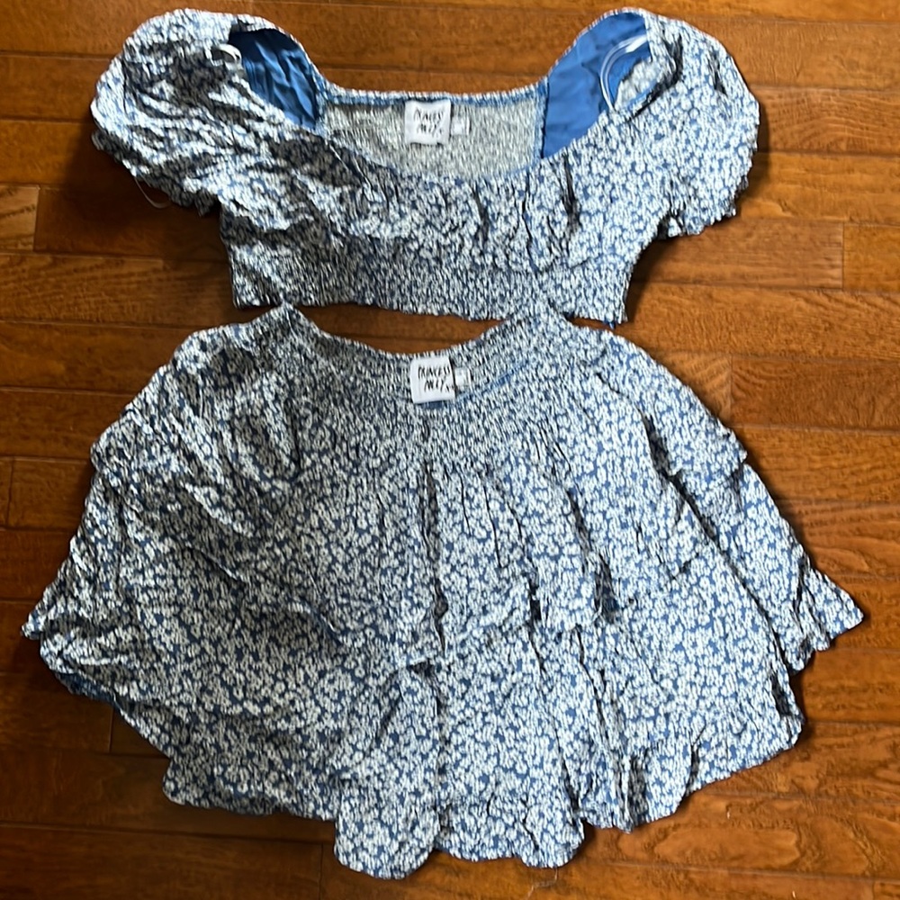BNWOT Princess Polly skirt set